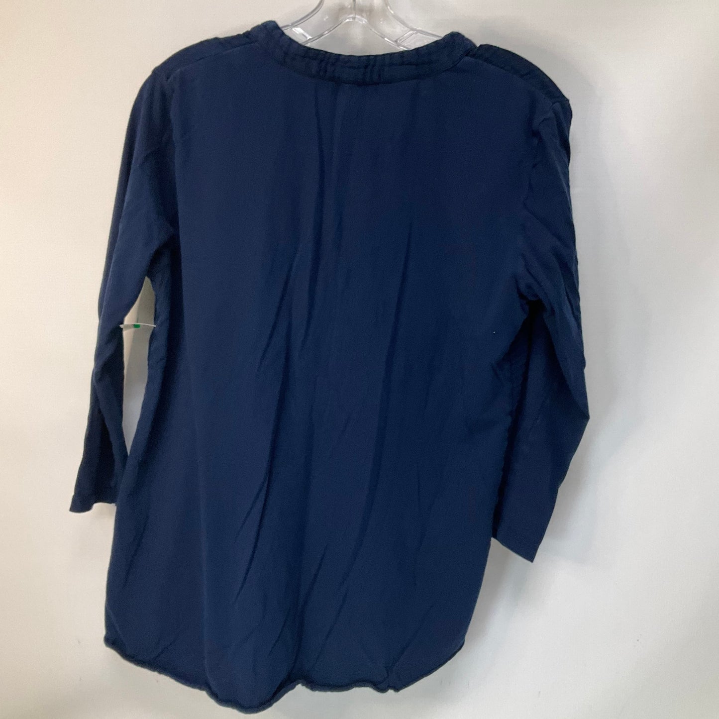 Top Long Sleeve By Michael Stars In Navy, Size: M