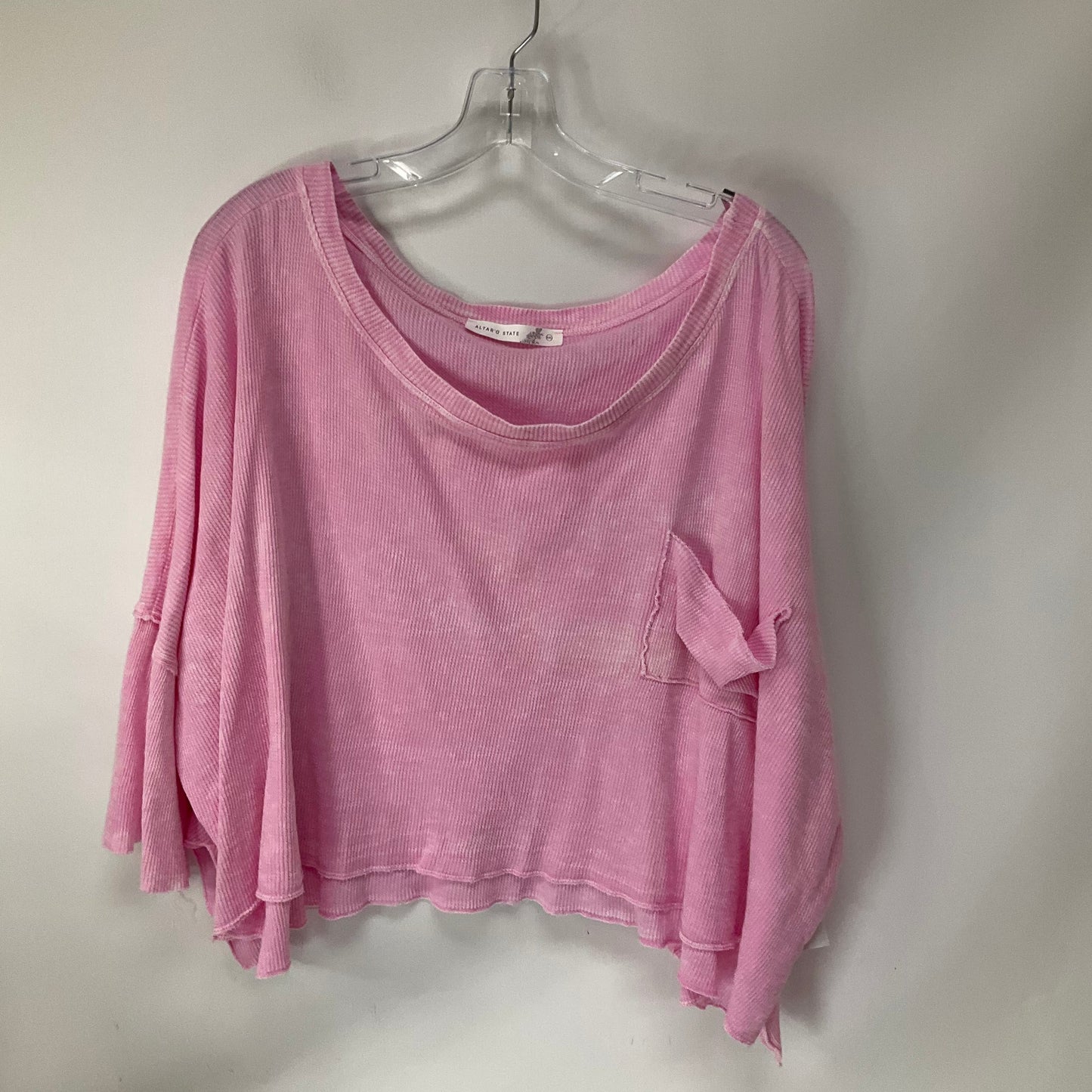 Top Long Sleeve By Altard State In Pink, Size: Xxl