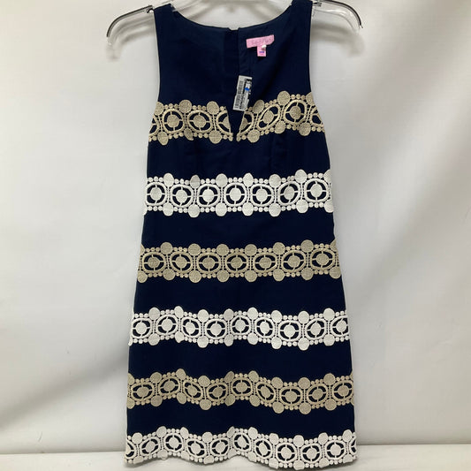 Dress Casual Midi By Lilly Pulitzer In Navy, Size: 4