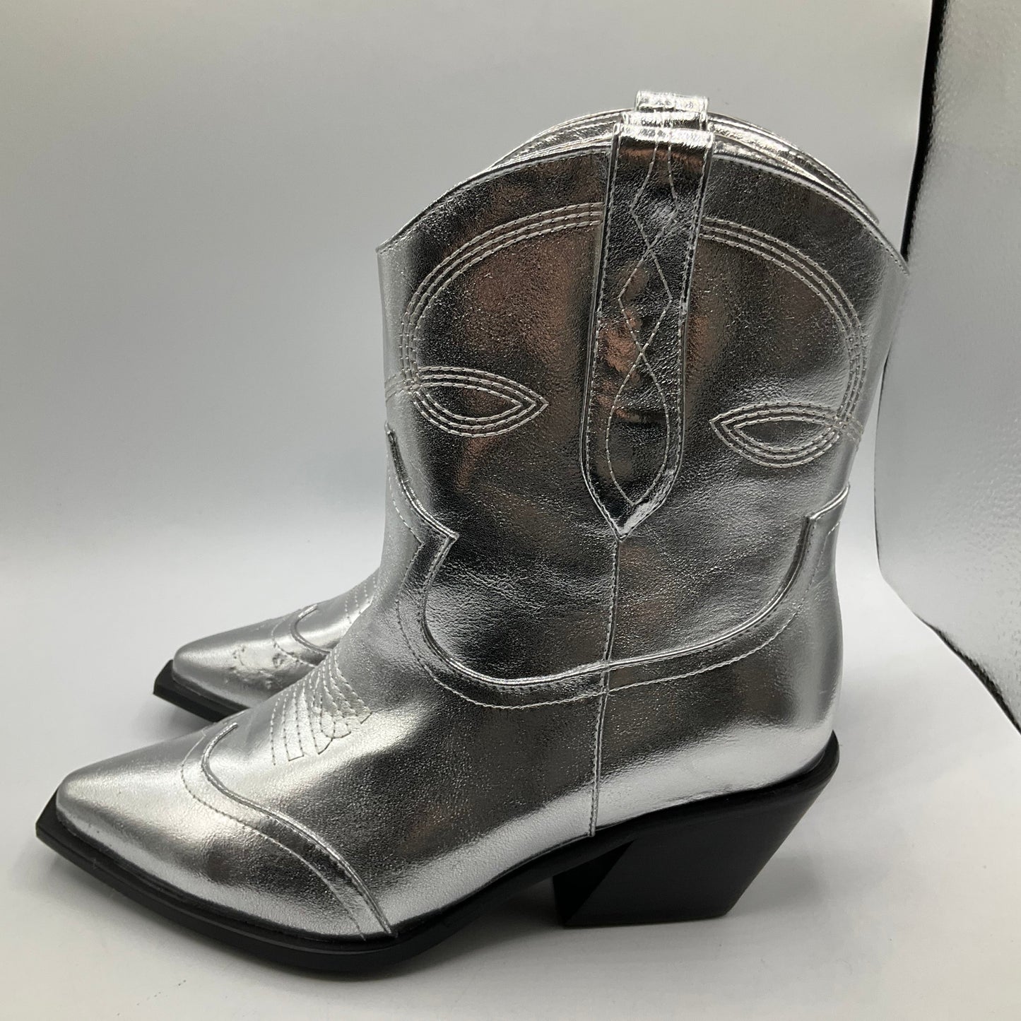 Boots Western By Cma In Silver, Size: 8