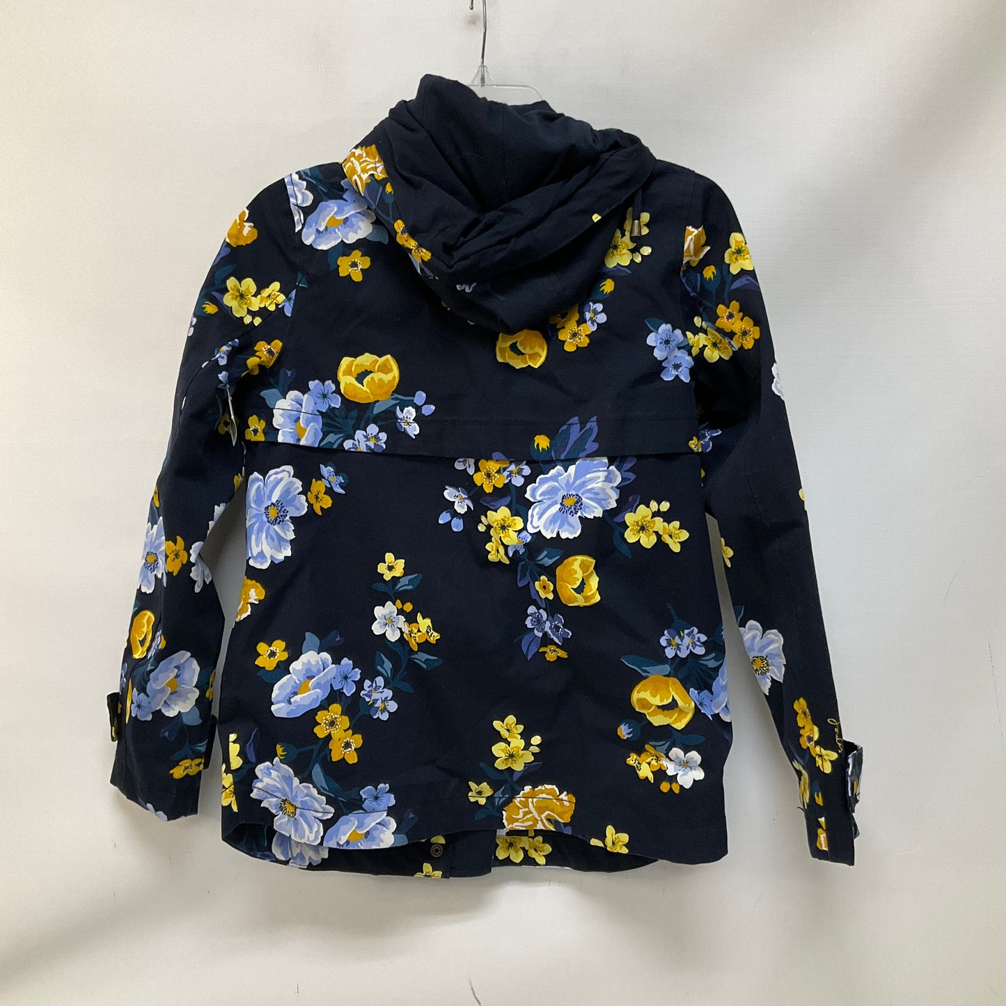 Jacket Windbreaker By Joules In Blue, Size: 2