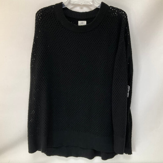 Top Long Sleeve By Aerie In Black, Size: L