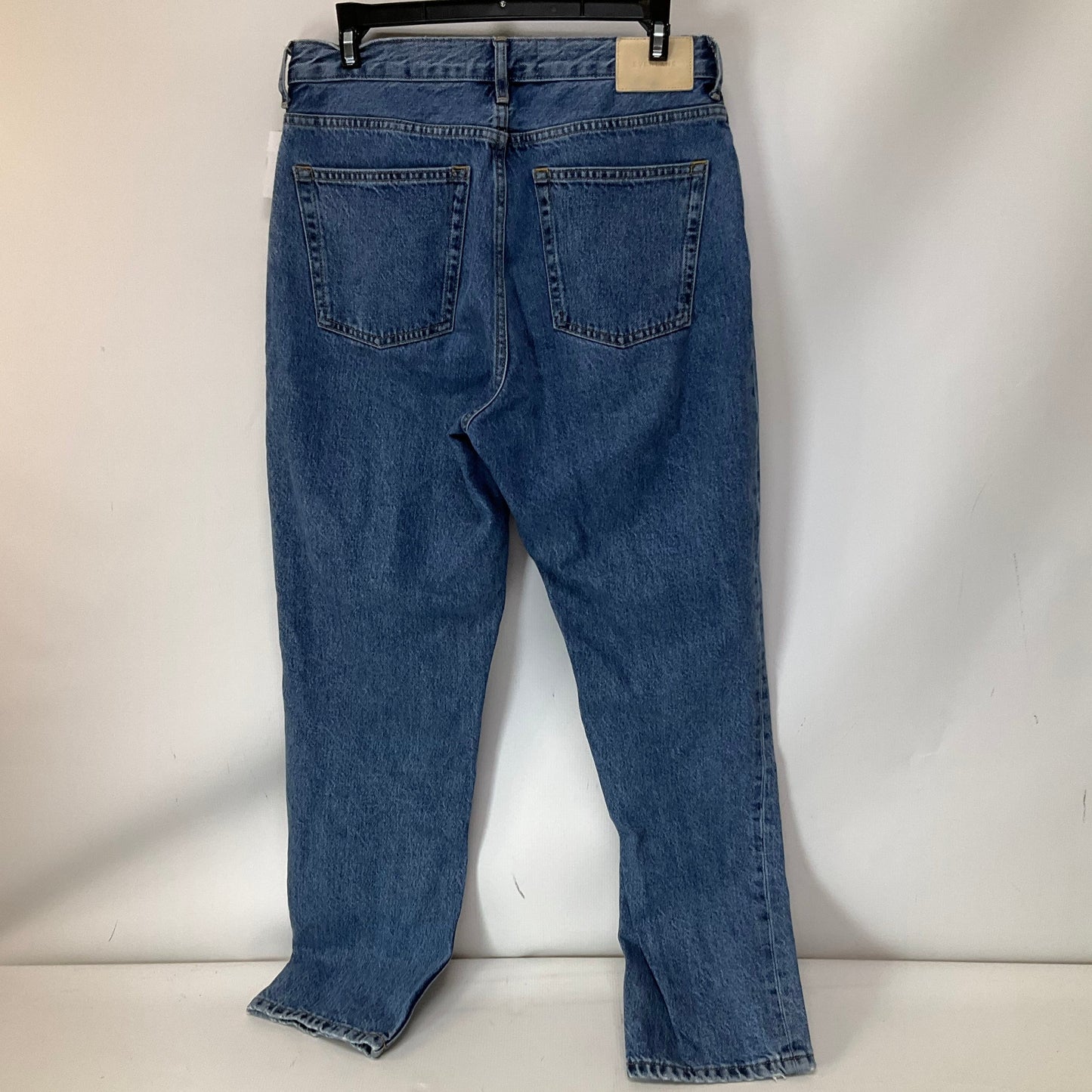 Jeans Straight By Everlane In Blue Denim, Size: 28