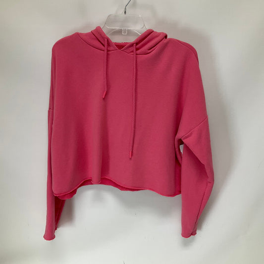 Pink Sweatshirt Hoodie Aerie, Size L