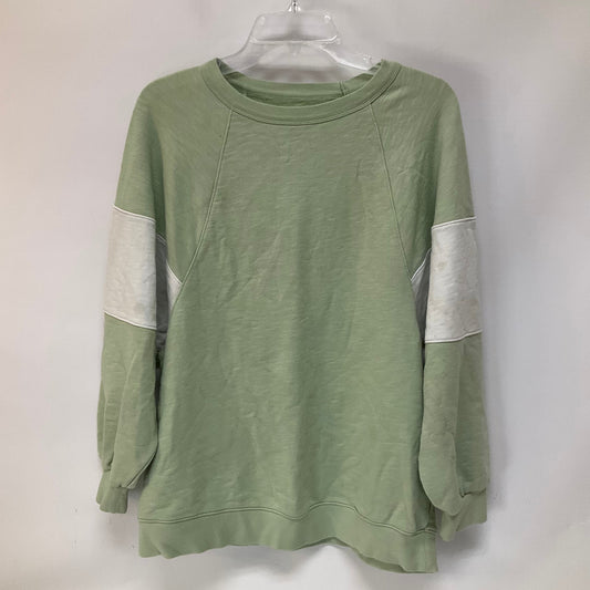 Green Sweatshirt Crewneck Madewell, Size M