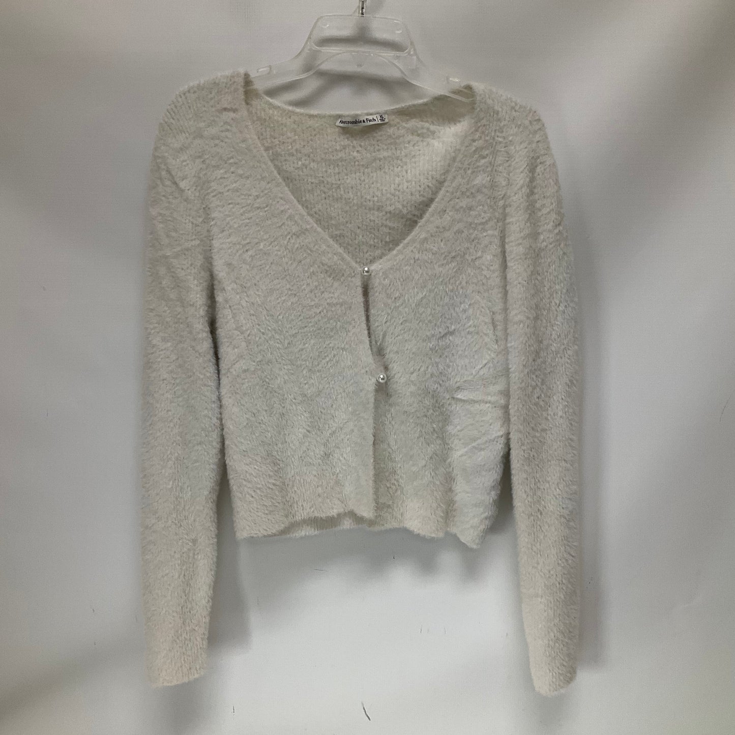 Sweater By Abercrombie And Fitch In White, Size: Xl