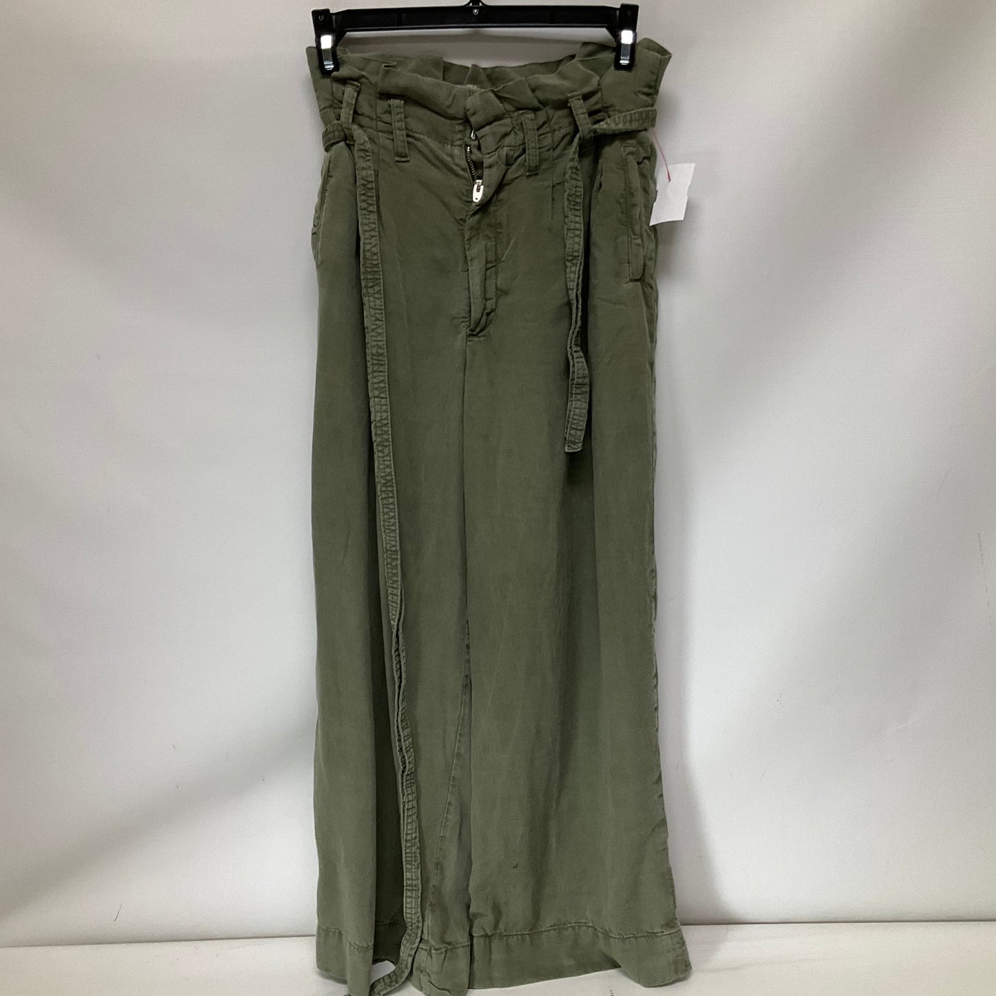 Pants Linen By Anthropologie In Green, Size: 0