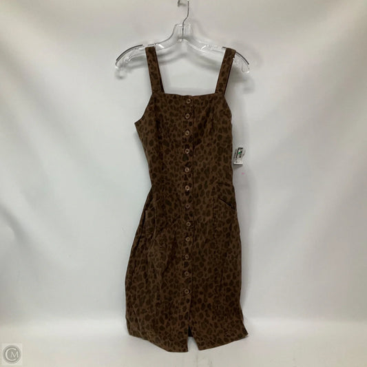 Dress Casual Short By Level 99 In Animal Print, Size: S