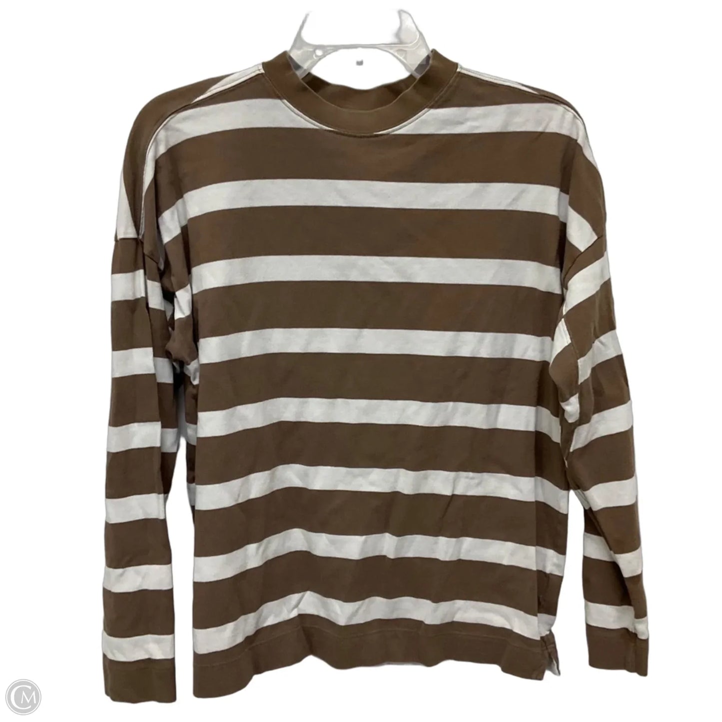 Top Long Sleeve By Cma In Brown, Size: S
