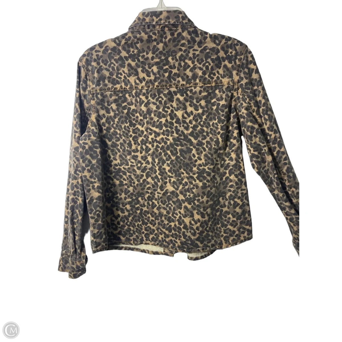 Top Long Sleeve By Express In Animal Print, Size: M