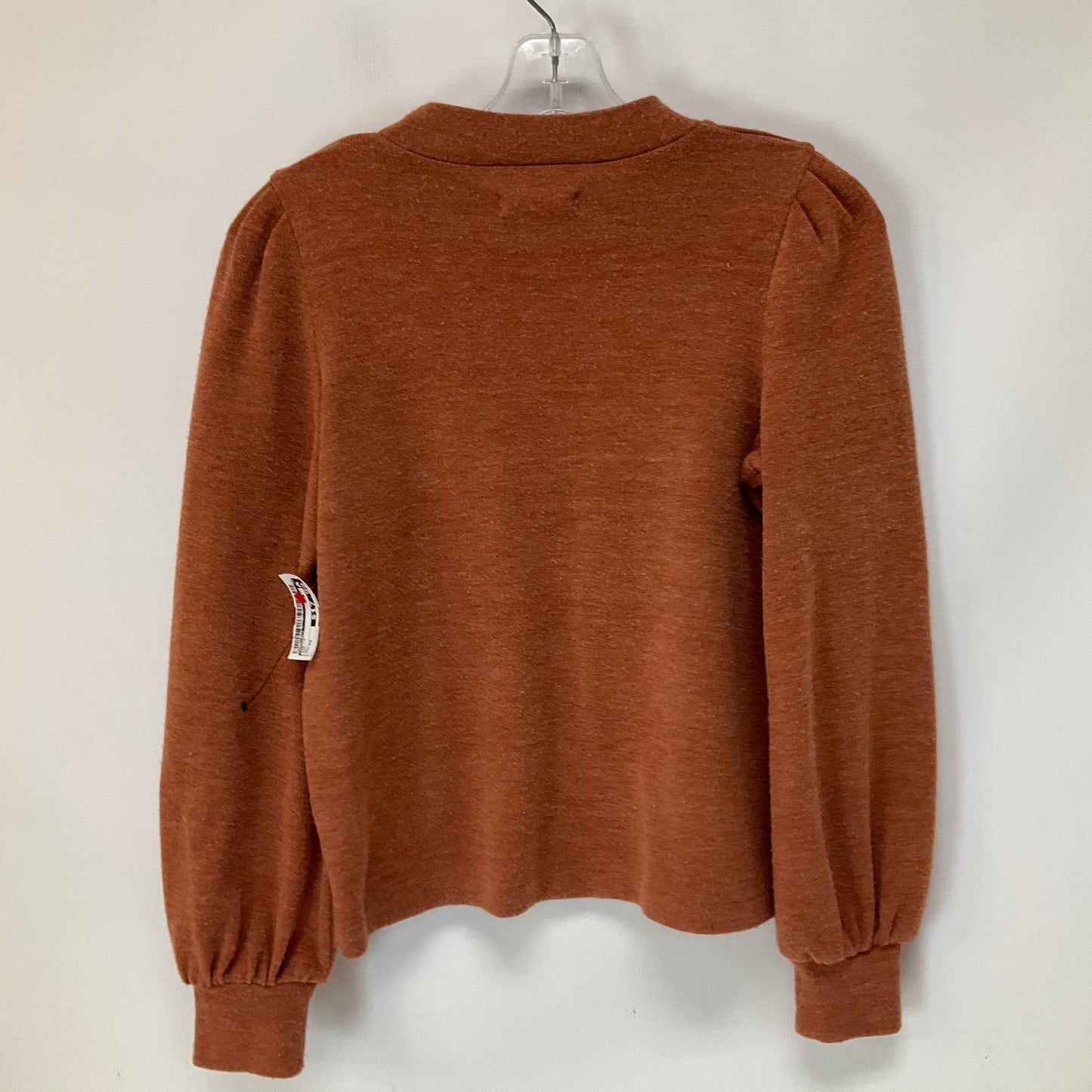 Rust Top Long Sleeve Madewell, Size Xs