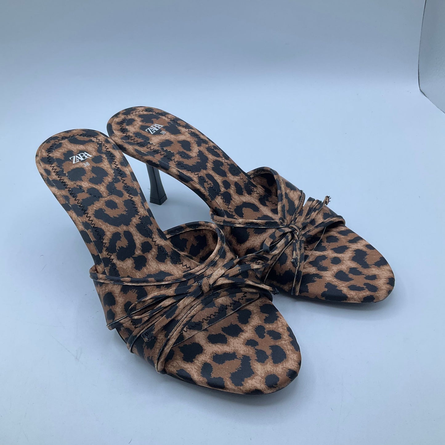 Animal Print Shoes Heels Kitten Zara, Size 7.5