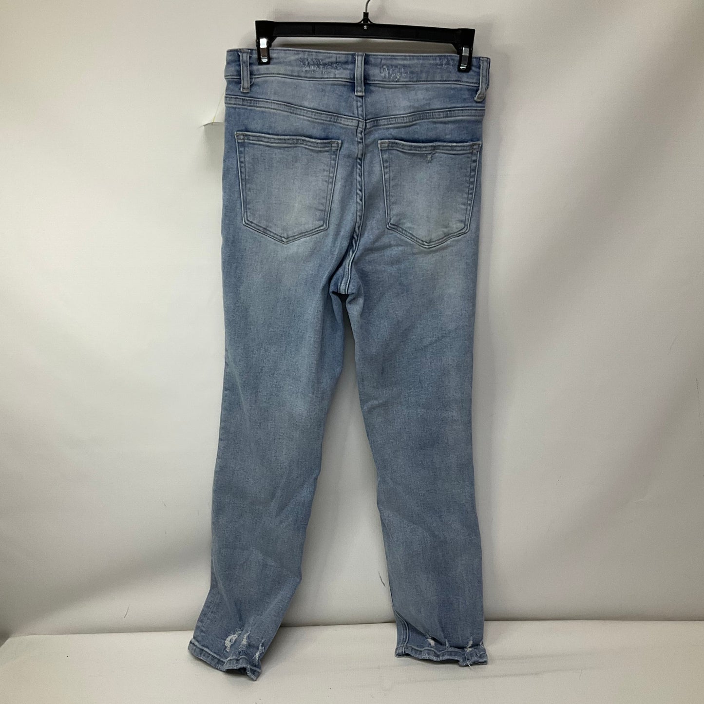 Jeans Straight By Vervet In Blue Denim, Size: 4