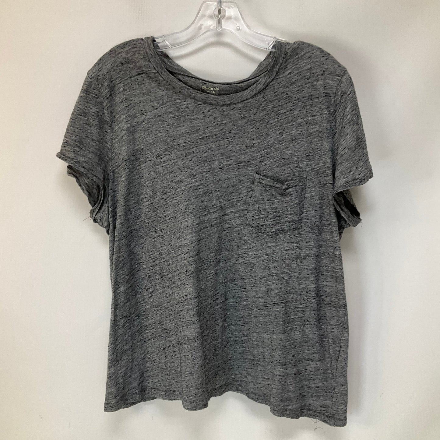 Grey Top Short Sleeve Madewell, Size Xl