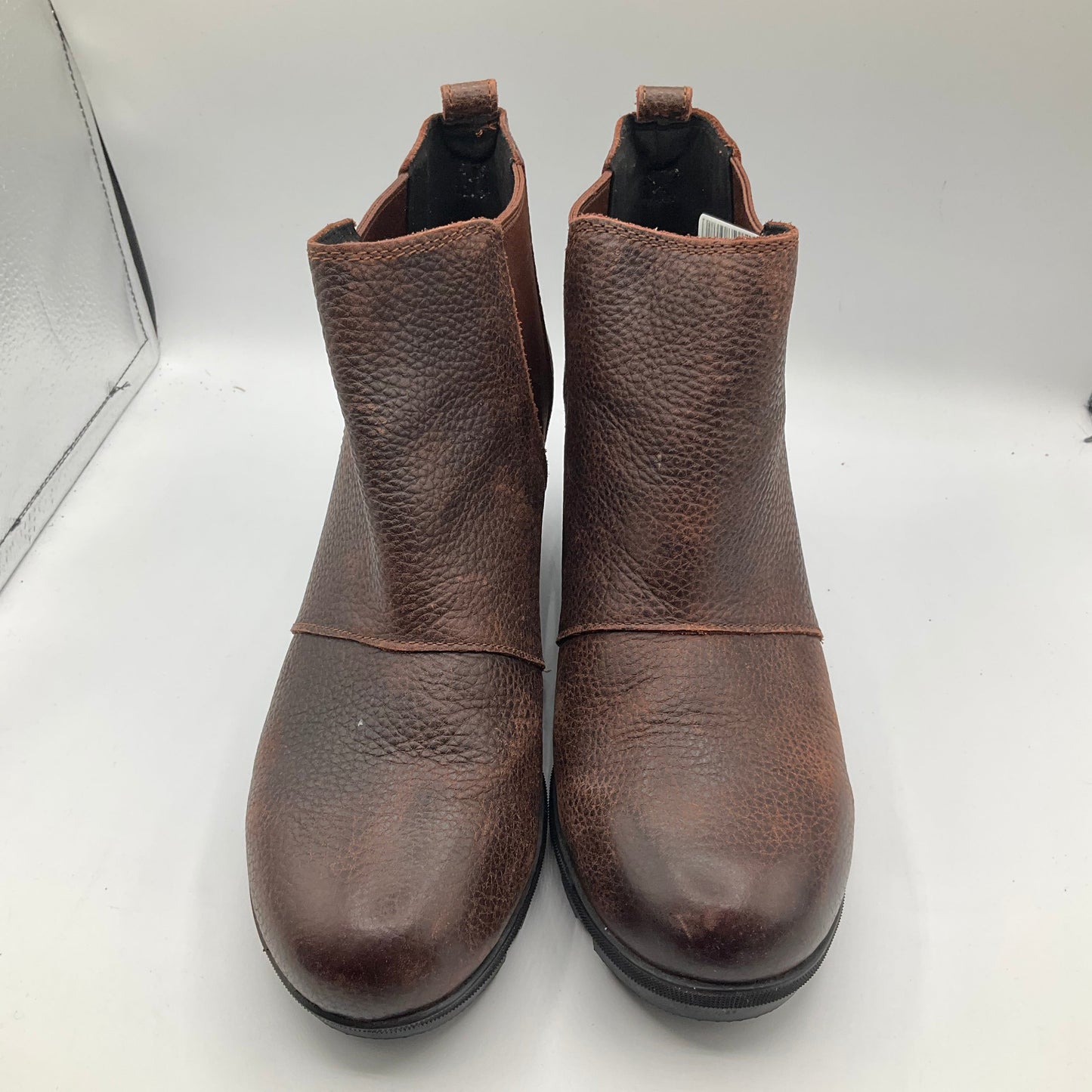 Brown Boots Ankle Flats Sorel, Size 11