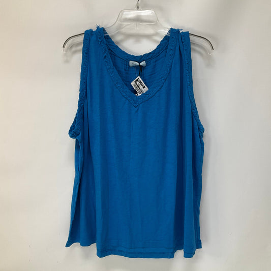 Blue Top Sleeveless Michael Stars, Size 2x