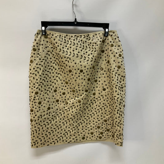 Tan Skirt Midi Lafayette 148, Size 6