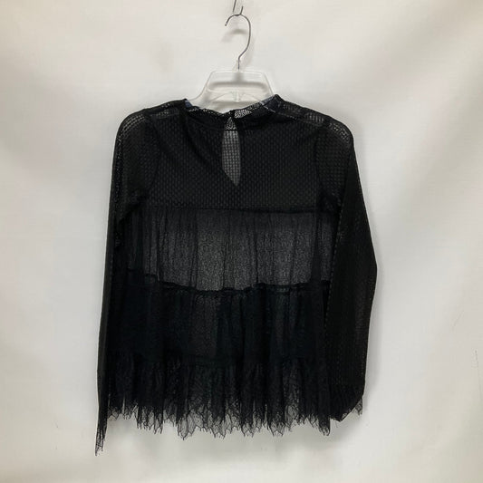 Black Top Long Sleeve All Saints, Size 4