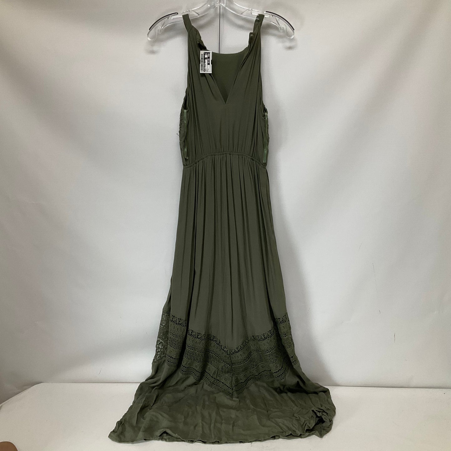 Green Dress Casual Maxi Altard State, Size S