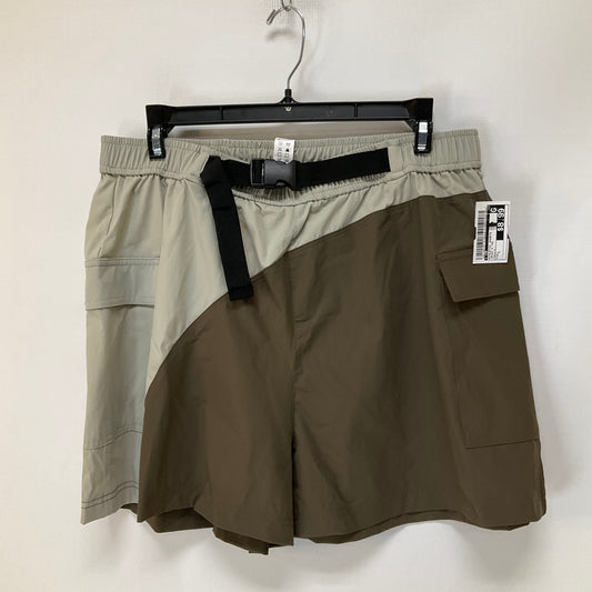 Brown & Tan Athletic Shorts Cmf, Size L