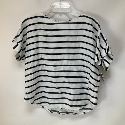 Striped Pattern Top Short Sleeve Zara, Size M