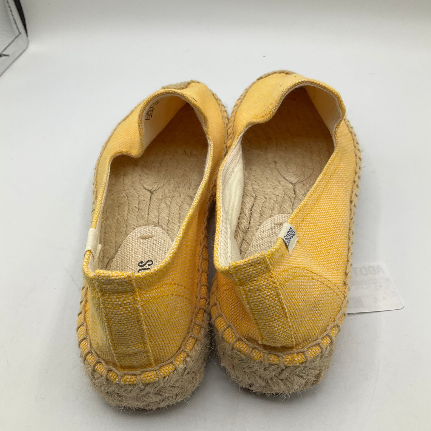 Yellow Shoes Flats Soludos, Size 6.5