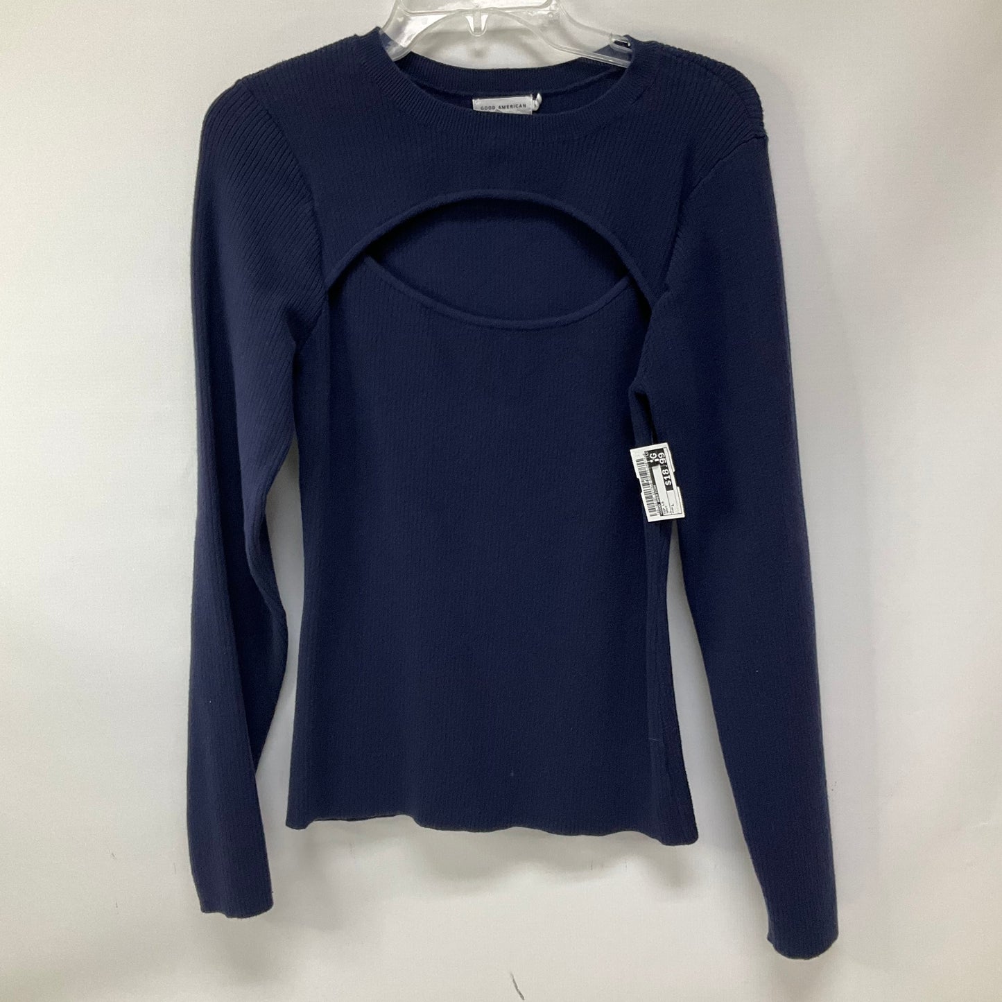 Top Long Sleeve By Good American In Navy, Size: L