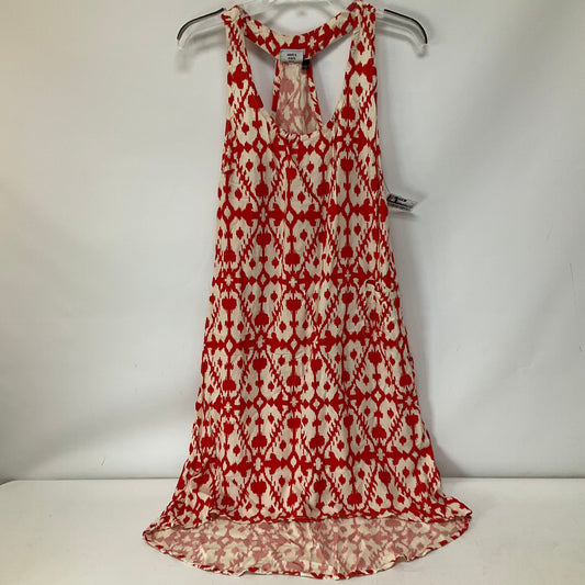 Red & White Dress Casual Short Kavu, Size M