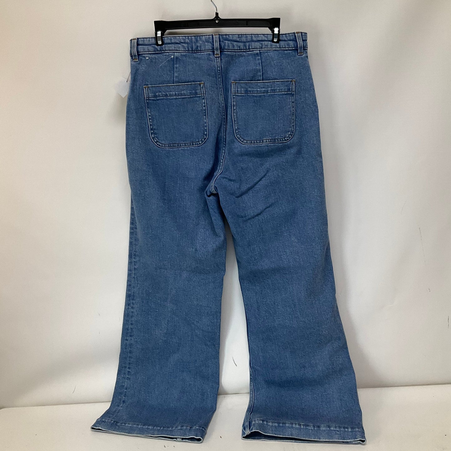 Blue Denim Jeans Wide Leg Cma, Size 12