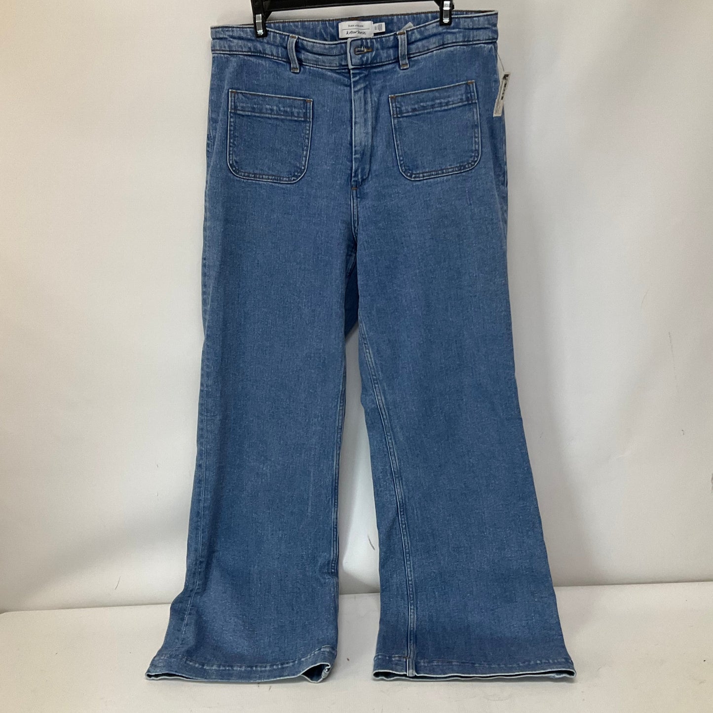 Blue Denim Jeans Wide Leg Cma, Size 12