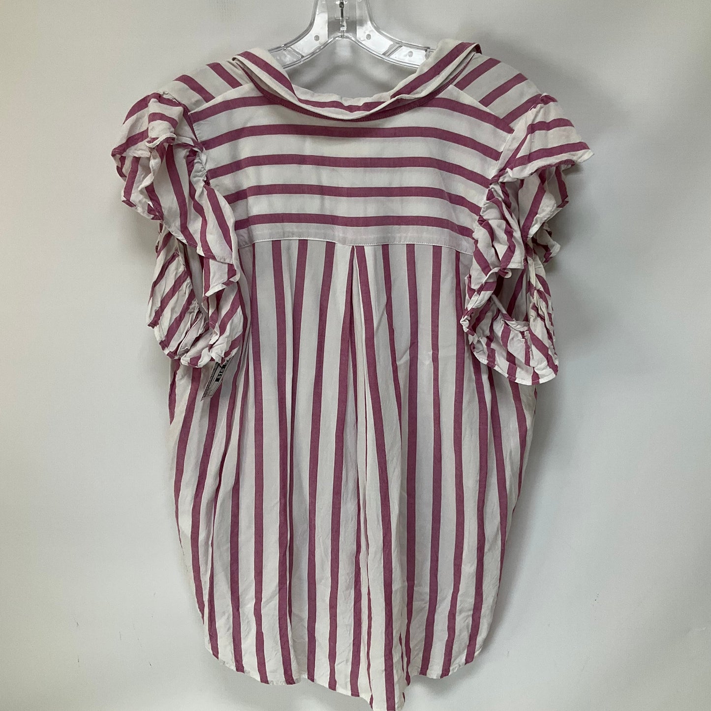 Striped Pattern Top Short Sleeve Maeve, Size L