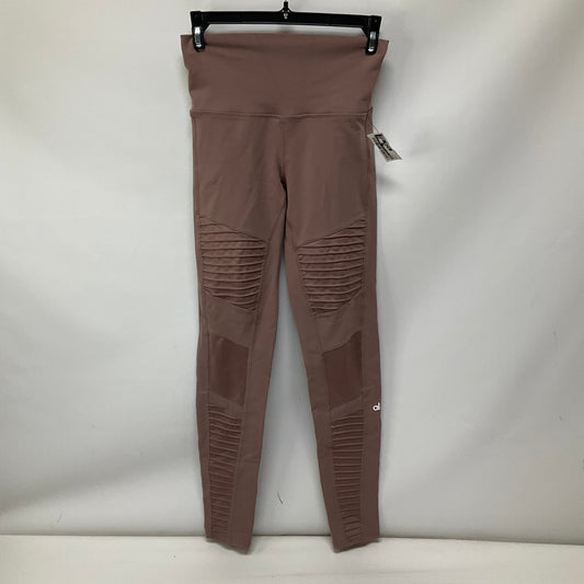 Athletic Leggings By Alo In Mauve, Size: S