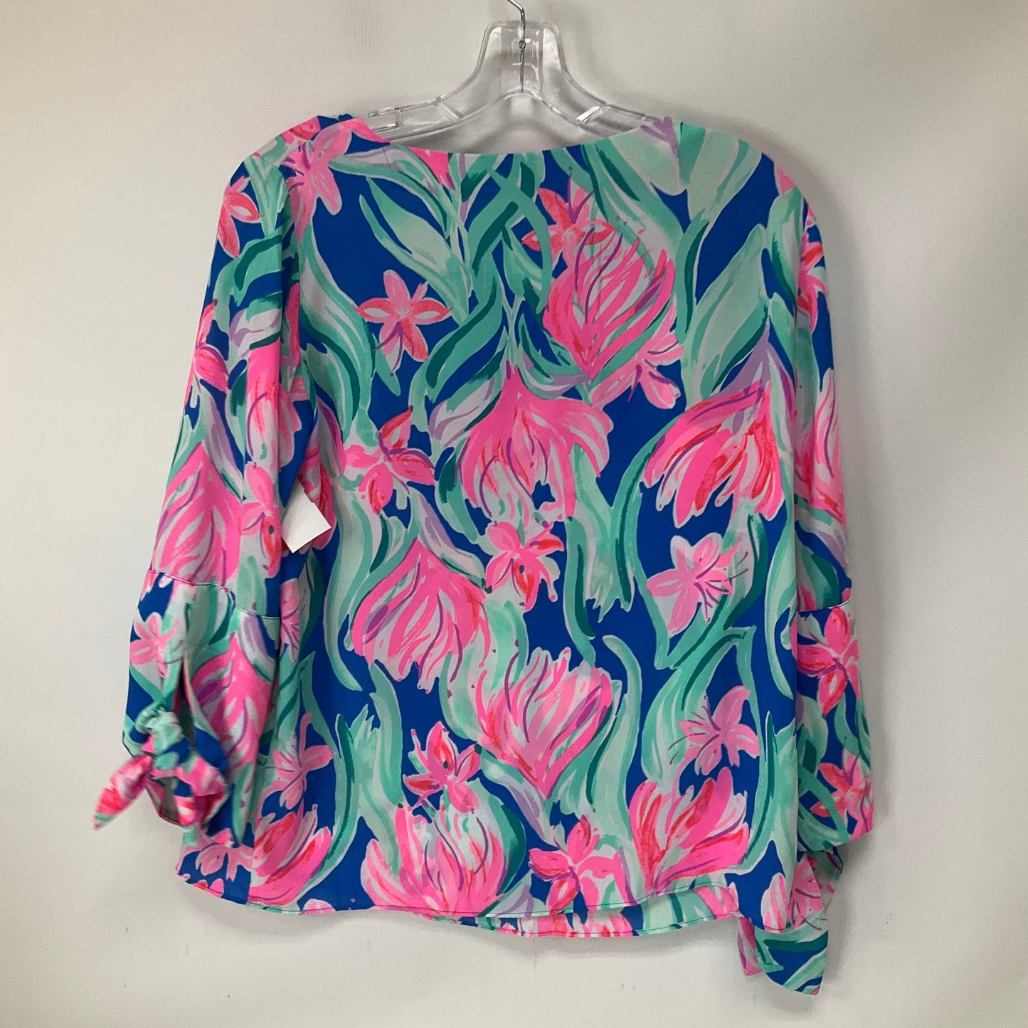 Tropical Print Top Long Sleeve Lilly Pulitzer, Size S