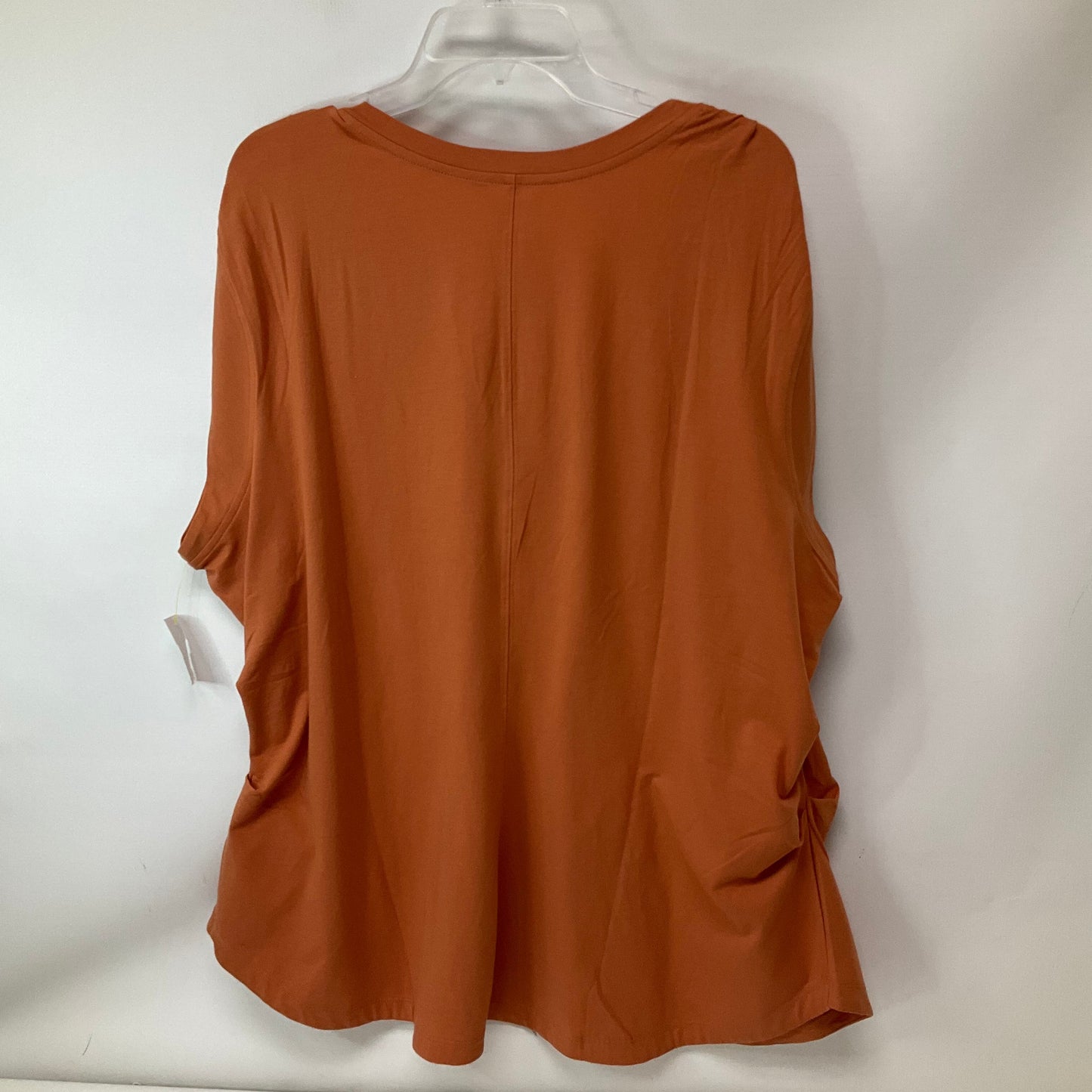 Athletic Top Short Sleeve By Athleta In Orange, Size: 3x