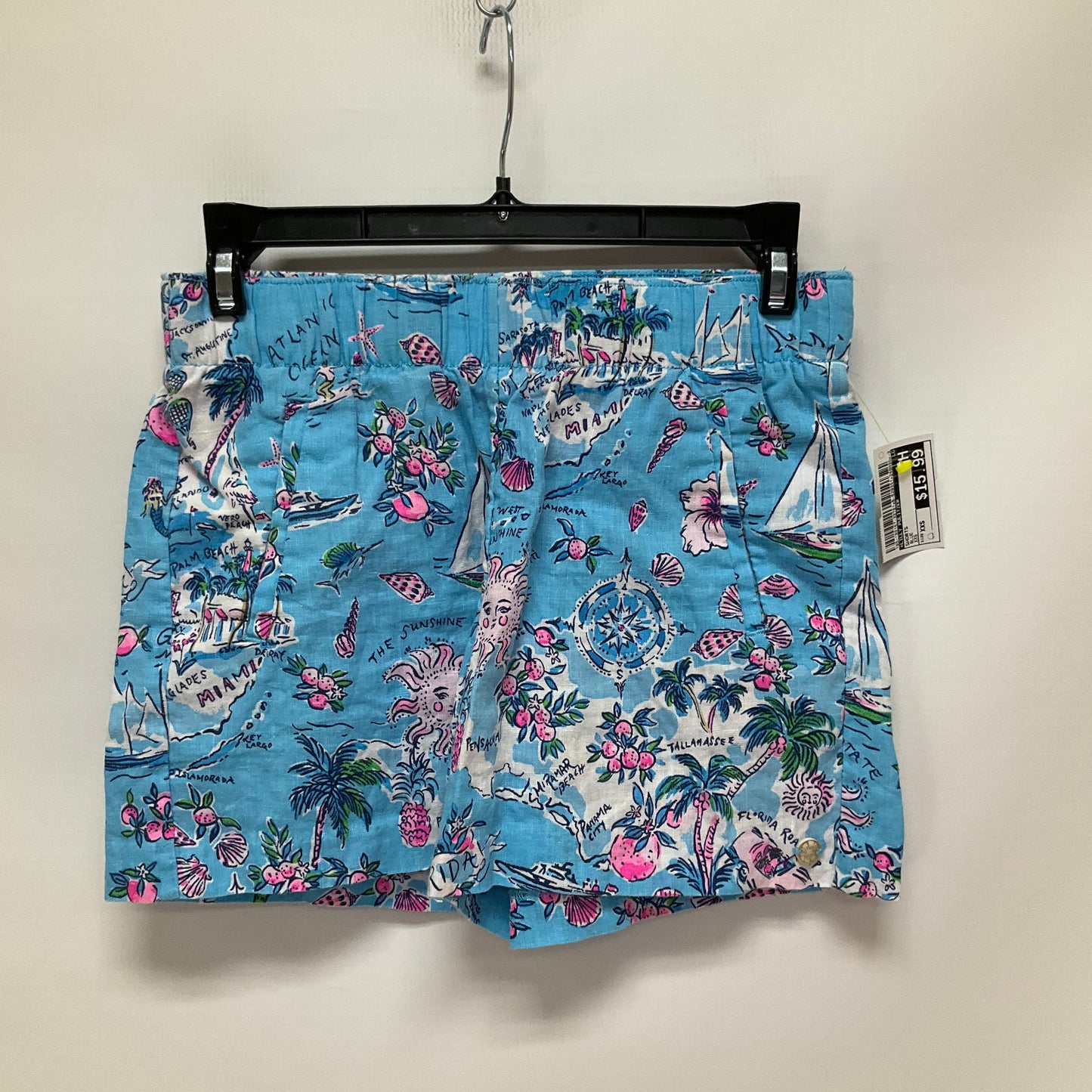 Shorts By Lilly Pulitzer In Blue, Size: Xxs