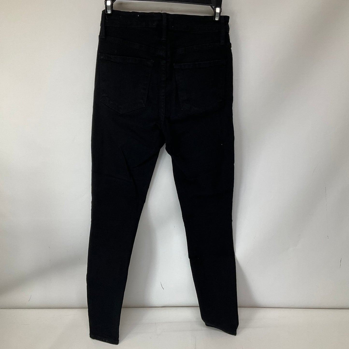 Jeans Skinny By Frame In Black, Size: 0