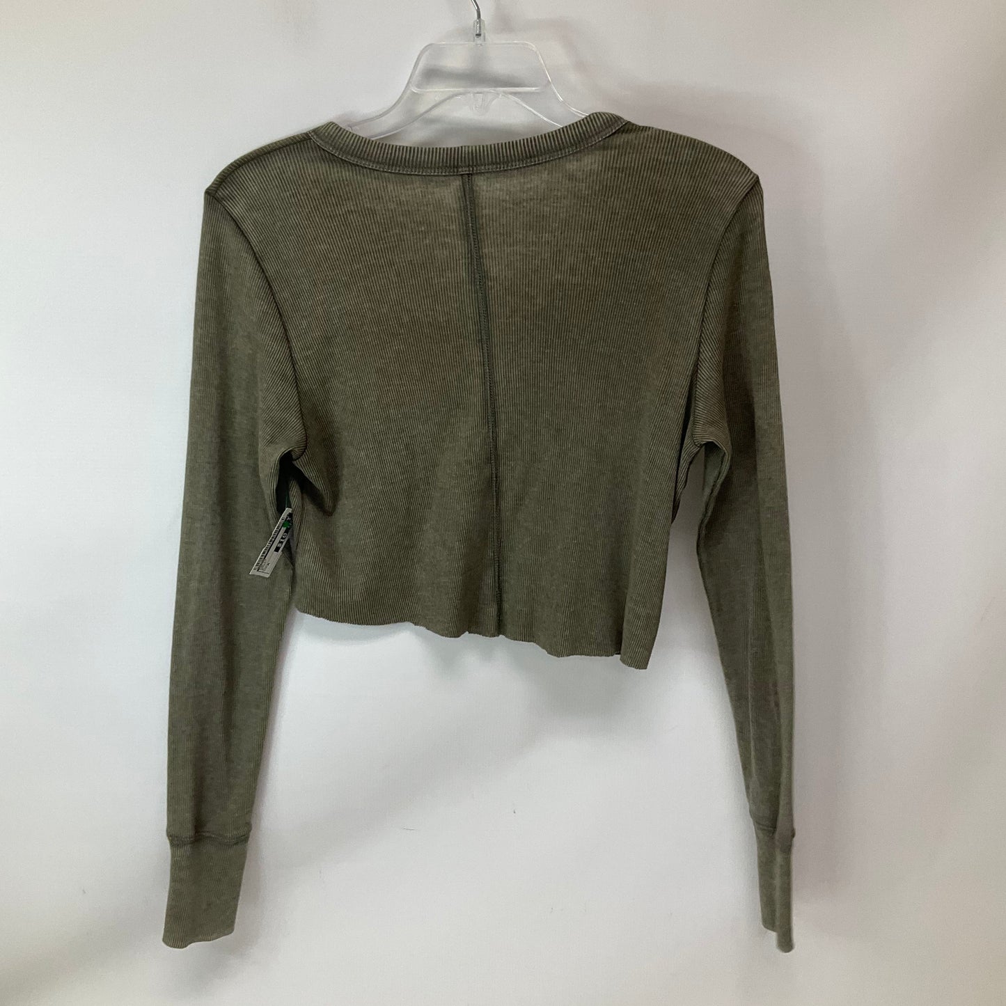 Top Long Sleeve By Aerie In Green, Size: M