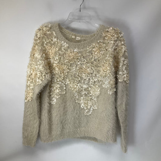 Sweater By Moth In Cream, Size: M