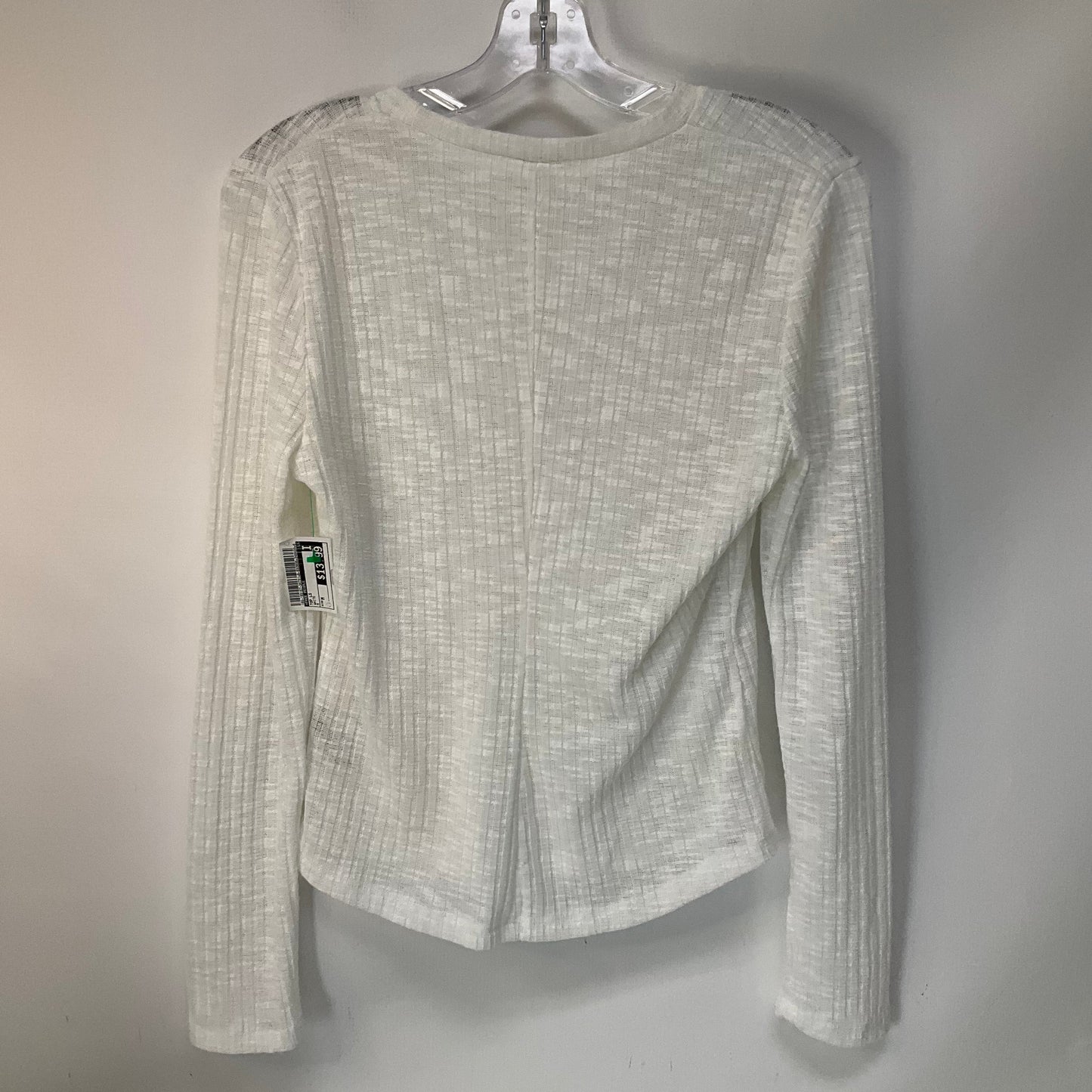 Top Long Sleeve By Free People In White, Size: M