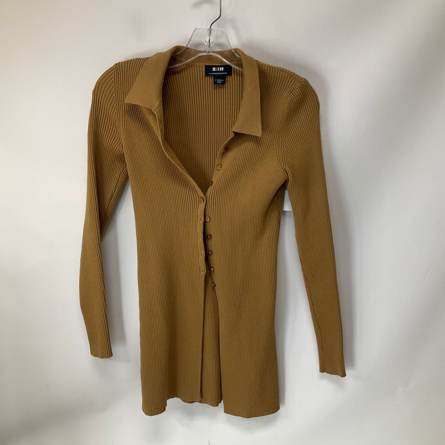 Cardigan By Maeve In Tan, Size: Xs