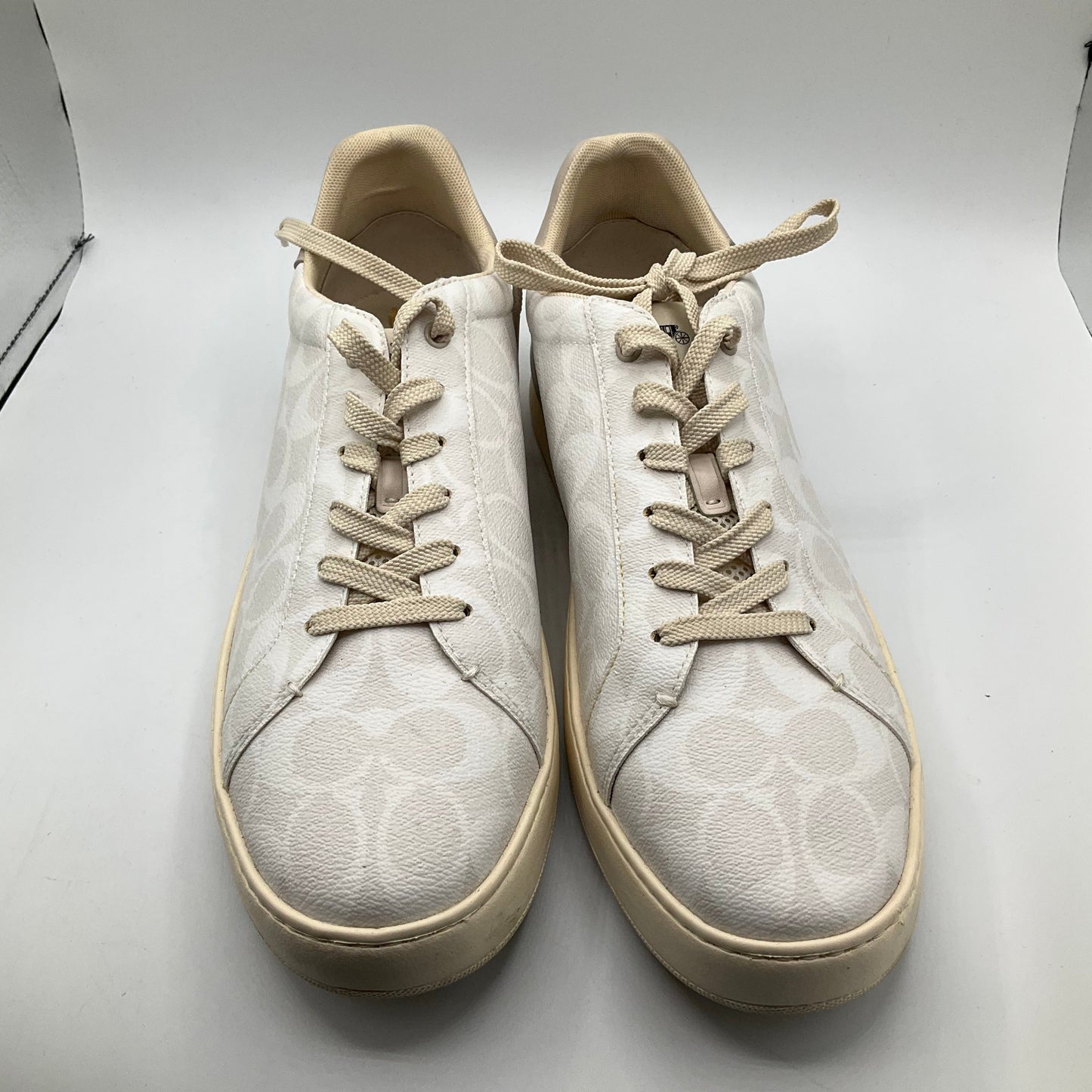 Shoes Sneakers By Coach In Cream, Size: 14.5