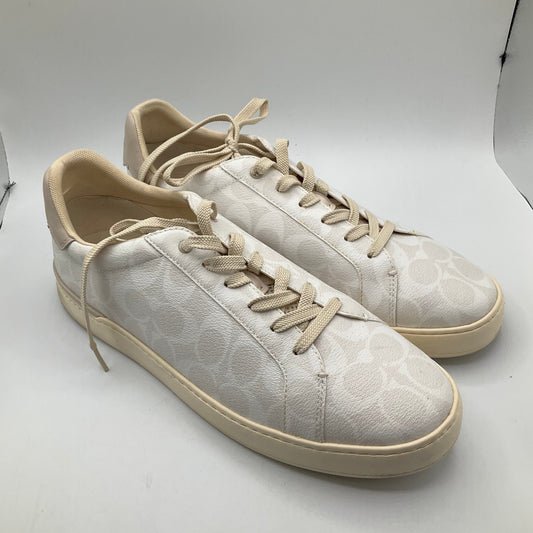 Shoes Sneakers By Coach In Cream, Size: 14.5