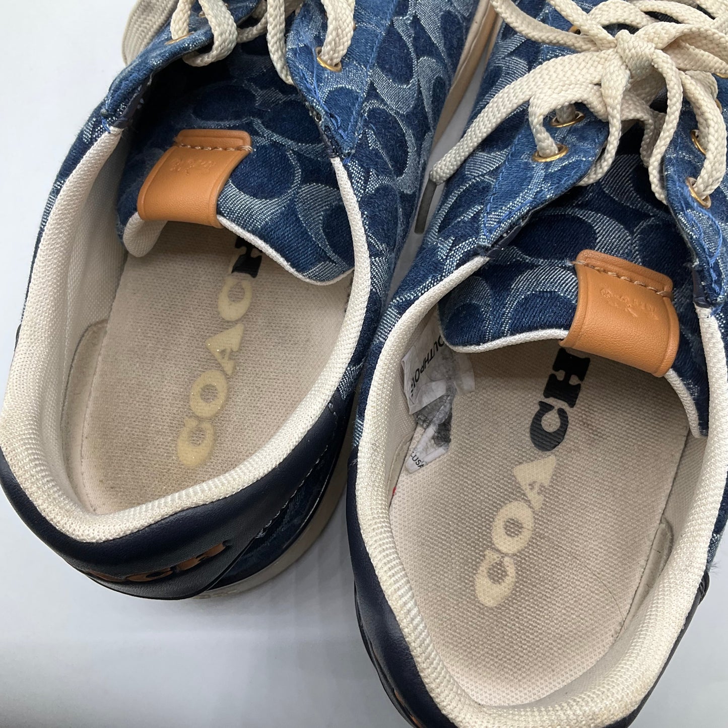 Shoes Sneakers By Coach In Blue, Size: 13