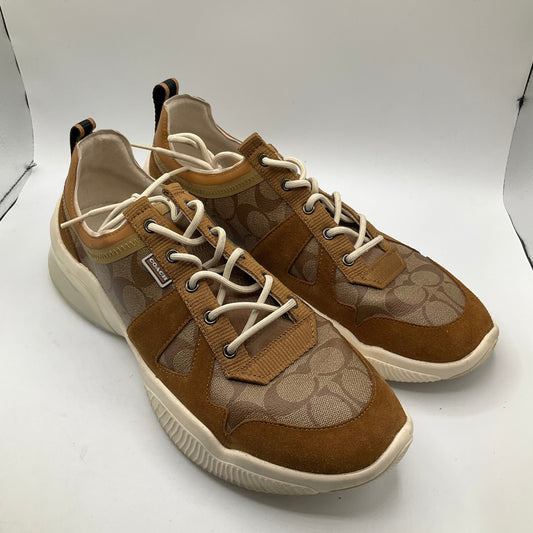 Shoes Sneakers By Coach In Brown, Size: 14.5