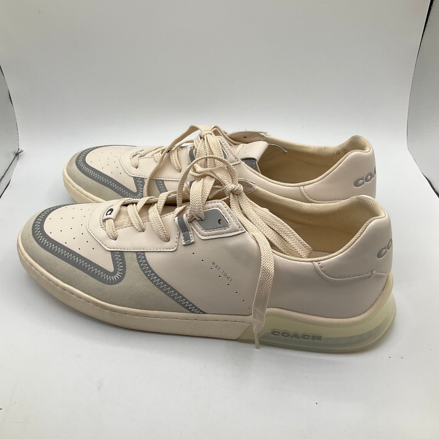 Shoes Sneakers By Coach In Cream, Size: 13