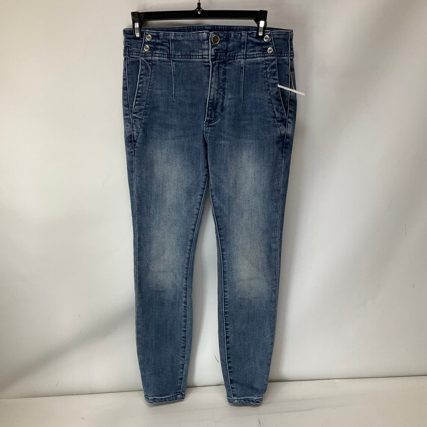 Jeans Skinny By Pilcro In Blue Denim, Size: 4