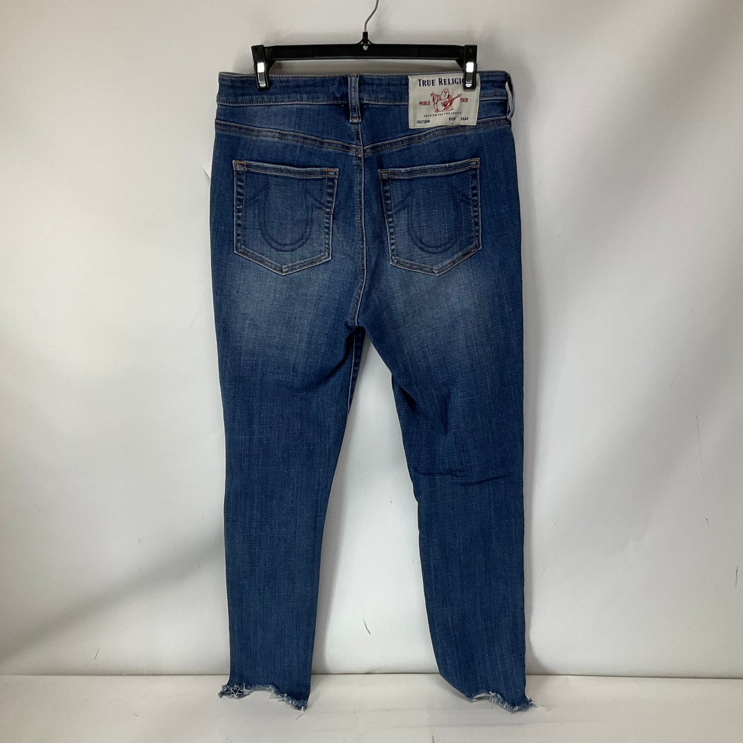 Jeans Skinny By True Religion In Blue Denim, Size: 8