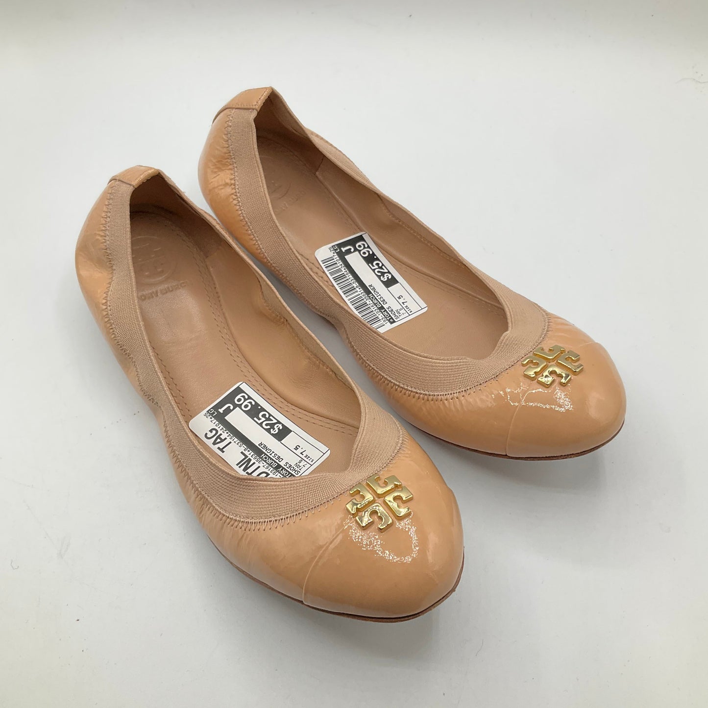 Shoes Designer By Tory Burch In Tan, Size: 7.5