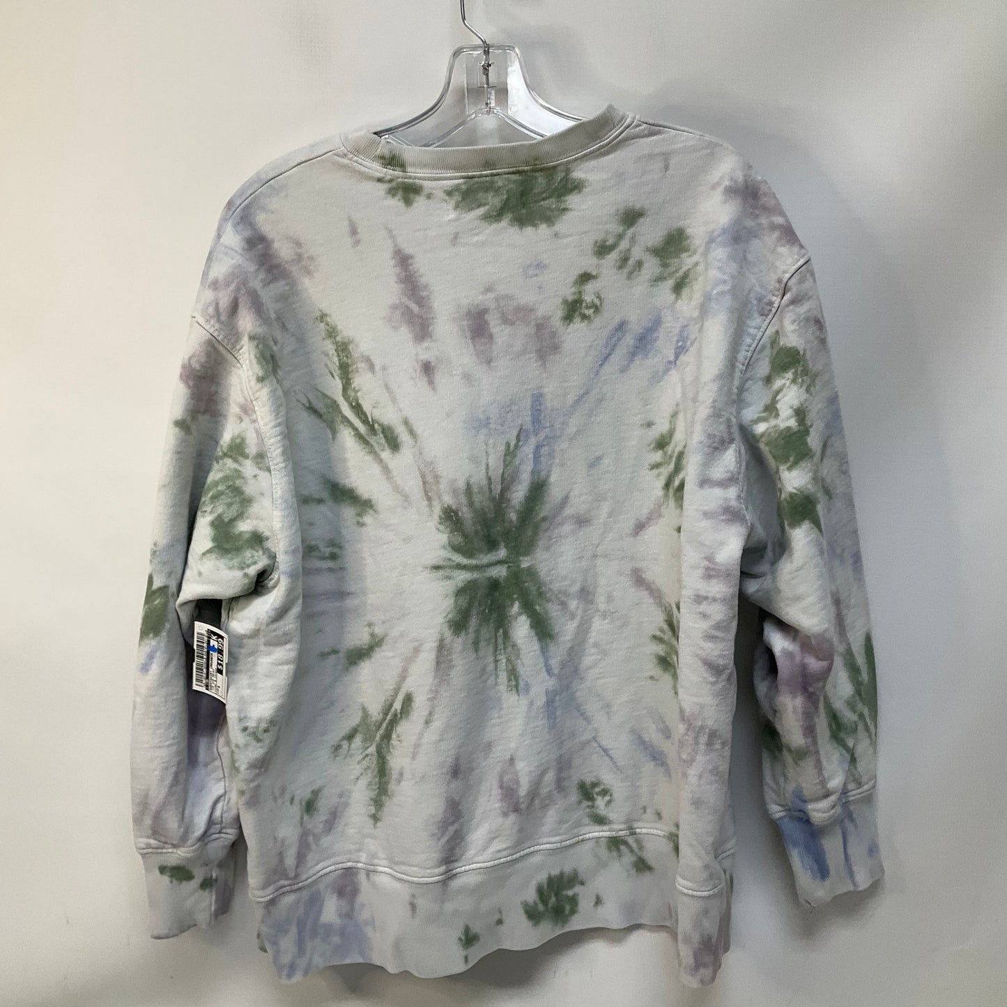 Sweatshirt Crewneck By Cmb In Tie Dye Print, Size: S