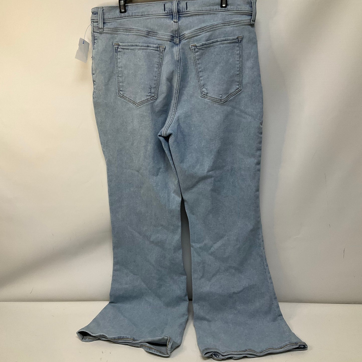 Jeans Flared By Abercrombie And Fitch In Blue Denim, Size: 16